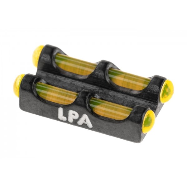 Yellow Twin Fiber Optics Front Sight 2,6 MA Thread [LPA]