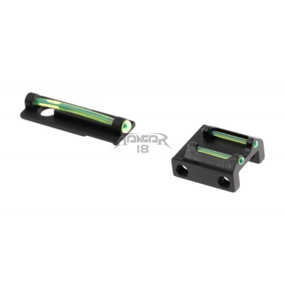 Fiber Optic Sights Set for 6-8mm Shotgun Ribs BSS18