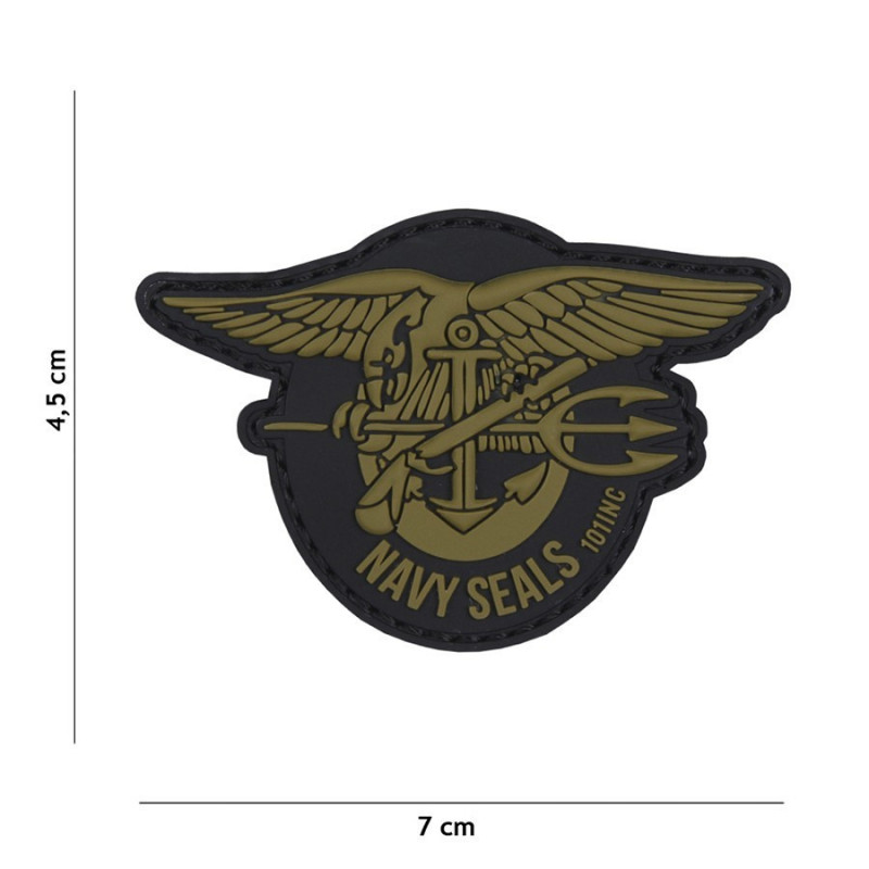 Patch PVC Navy Seals Olive