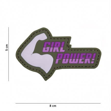 Patch PVC Girl Power! Rosa