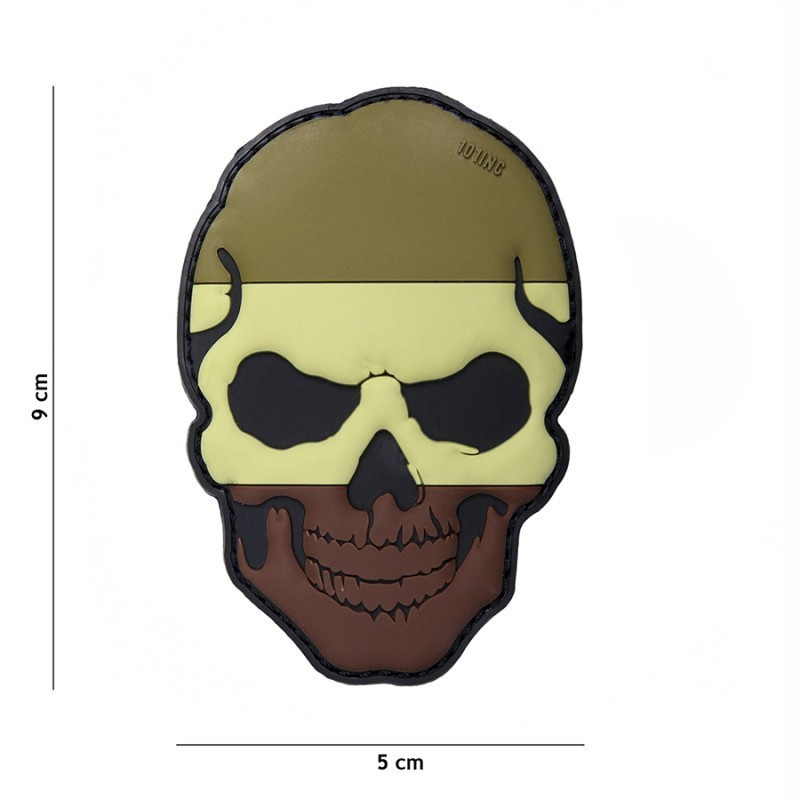 Patch PVC Skull Netherlands Camo