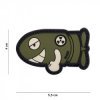 Patch PVC Funny Torpedo Olive