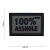 Patch PVC 100% Asshole Grey/Black