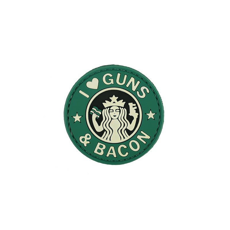 Patch PVC Love Guns & Bacon