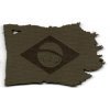 Patch COR Brasil Rasgado Olive